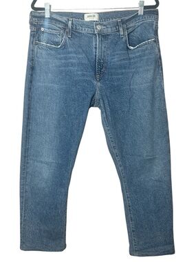 AGOLDE Toni Mid Rise Straight Jeans Dime Size 32